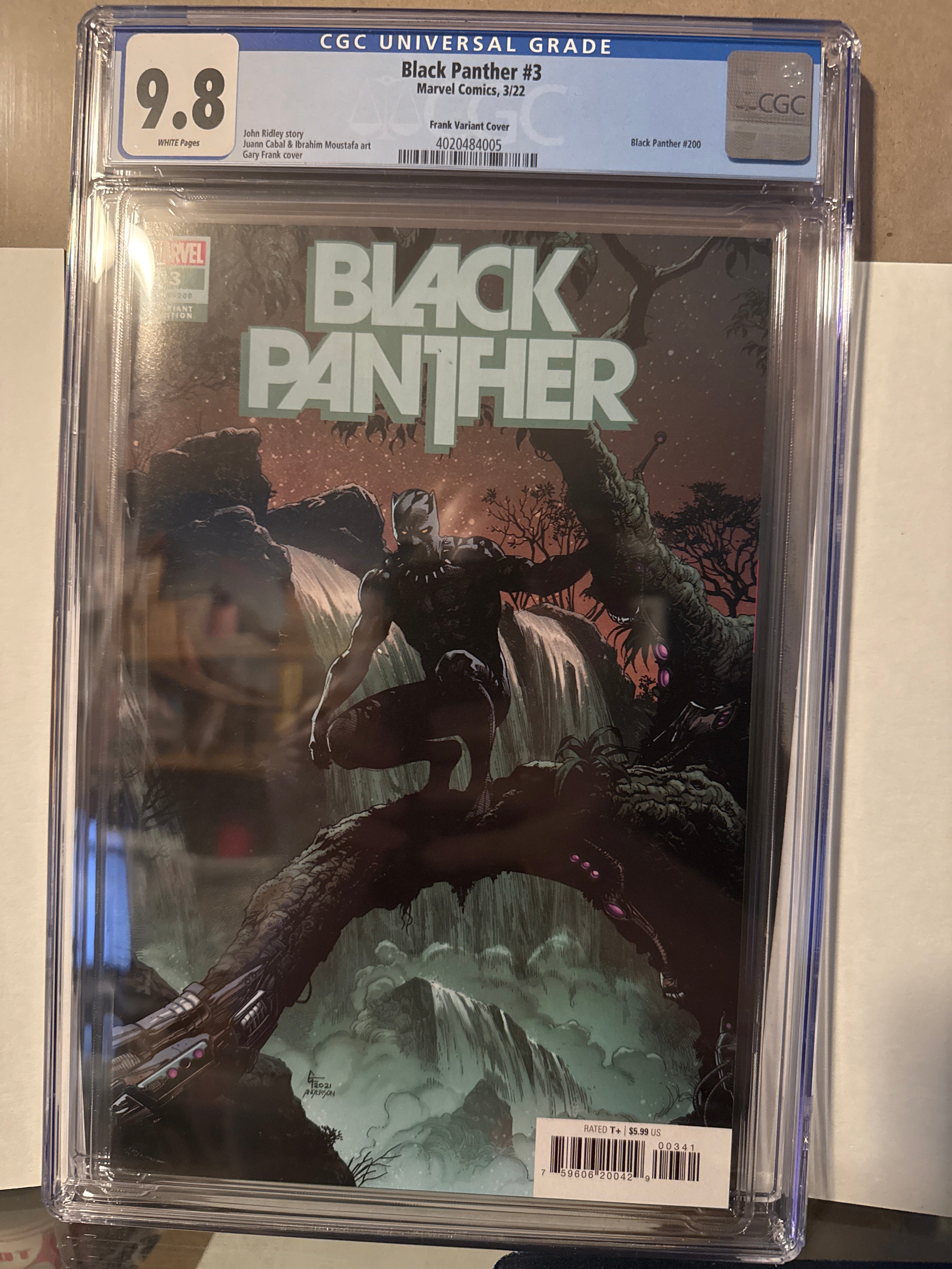 BLACK PANTHER 3 Frank VARIANT 1ST APPEARANCE TOSIN ODUYE CGC 9.8
