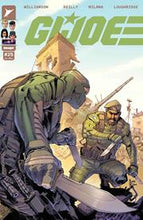 Load image into Gallery viewer, GI JOE #25 CVR F INC 1:100 JONBOY MEYERS FOIL VAR + 1:50 MICHELE RUBINI & ANNALISA LEONI + 1:25 FADIME YILDRIM STREETWEAR (3 BOOK BUNDLE)