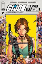Load image into Gallery viewer, GI JOE A REAL AMERICAN HERO TOMB RAIDER #1 (OF 5) CVR F INC 1:100 LORENZO TAMMETTA & MIKE SPICER FOIL VAR +CVR E INC 1:50 LEIRIX LI + CVR D INC 1:25 CHRIS MOONEYHAM VINTAGE JOE VAR ( 3 BOOK BUNDLE)