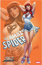 Load image into Gallery viewer, AMAZING SPIDER-MAN #9 5 BOOK BUNDLE J. SCOTT CAMPBELL JUST SPECTACULAR COLLECTION VARIANT BLACK SABER COMICS