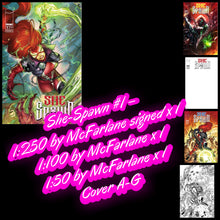 Load image into Gallery viewer, SHE-SPAWN #1 - 1:250, 1:100, 1:50, A-G Presale (5/6/26) McFarlane!!