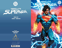 Load image into Gallery viewer, ABSOLUTE SUPERMAN #18 DAVE WILKINS SET OF 3 BOOKS TRADE/ VIRGIN/ SPOT FOIL