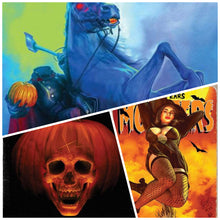 Load image into Gallery viewer, MARK SPEARS MONSTERS #7 3 BOOK COVER SET A B C MARK SPEARS THE HEADLESS HORSEMAN/HEXY THE WITCH JSA CLASSIFIED #1/ HALLOWEEN II HOMAGE VAR BLACK SABER COMICS