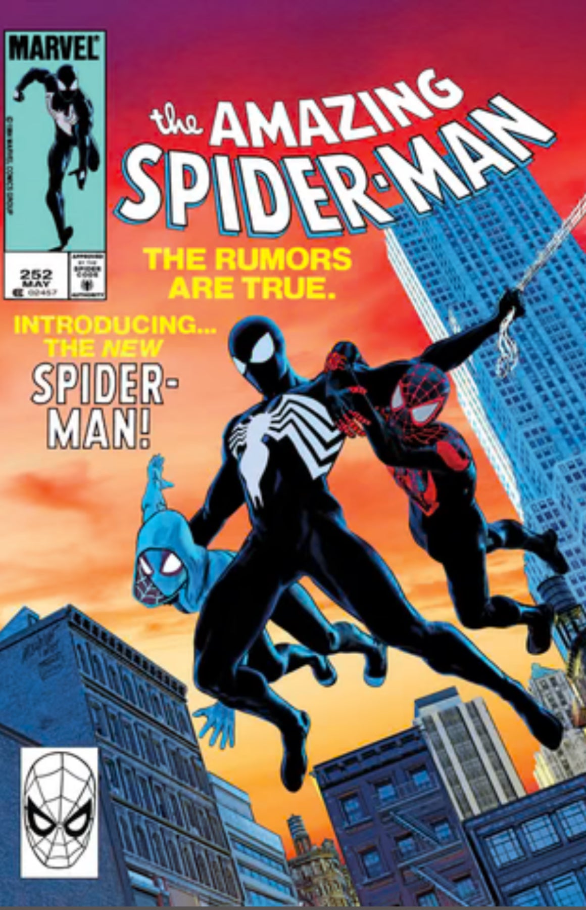 Agusaさん専用　1978 スパイダーマン SPIDERMAN25㎝ ブラック AMAZING SPIDER-MAN #252 FACSIMILE - Mike Mayhew Black Saber Comics Exc