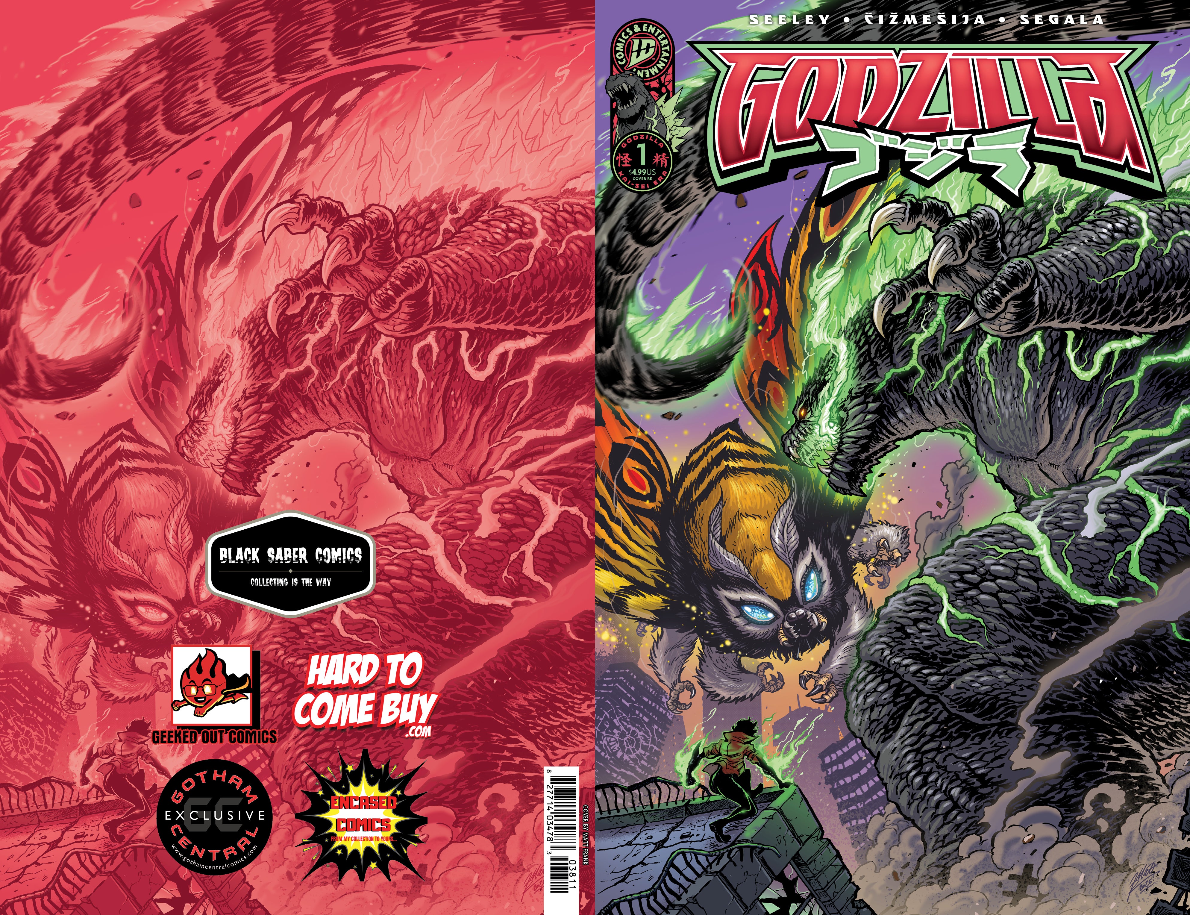 Godzilla Kai-Sei Era #1 - Cover by Matt Frank Black Saber Comics Exclu