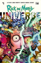 Load image into Gallery viewer, Oni Press: RICK AND MORTY VS THE UNIVERSE #1 (OF 4) Black Saber Comics Bundle Cover Set of 4 of A B C D (In Store Date 7/9/25)