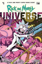 Load image into Gallery viewer, Oni Press: RICK AND MORTY VS THE UNIVERSE #1 (OF 4) Black Saber Comics Bundle Cover Set of 8 of A B C D 1:10 1:20 1:50 1:100 (In Store Date 7/9/25) (Copy)