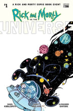 Load image into Gallery viewer, Oni Press: RICK AND MORTY VS THE UNIVERSE #1 (OF 4) Black Saber Comics Bundle Cover Set of 8 of A B C D 1:10 1:20 1:50 1:100 (In Store Date 7/9/25) (Copy)