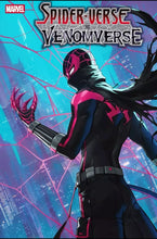 Load image into Gallery viewer, SPIDER-VERSE VS. VENOMVERSE #1 Greg Land Leirix Foil Garron- 4 Black Saber Comics COVER SET