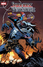 Load image into Gallery viewer, SPIDER-VERSE VS. VENOMVERSE #1 Greg Land Leirix Foil Garron- 4 Black Saber Comics COVER SET