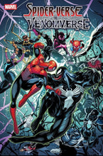 Load image into Gallery viewer, SPIDER-VERSE VS. VENOMVERSE #1 Greg Land Leirix Foil Garron- 4 Black Saber Comics COVER SET