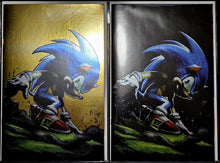 Load image into Gallery viewer, Sonic the Hedgehog #76 -Black Saber Comics MegaCon Exclusive - FOIL SET - Gabriele Dell'Otto