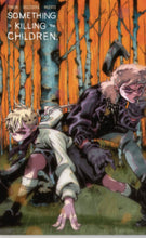 Load image into Gallery viewer, Something is Killing the Children #43 Black Saber Comics Cover Set of 4 (Main cover A, Foil Variant 20th Anniversary and FOC reveal)(In Store Date 8/06/2025)