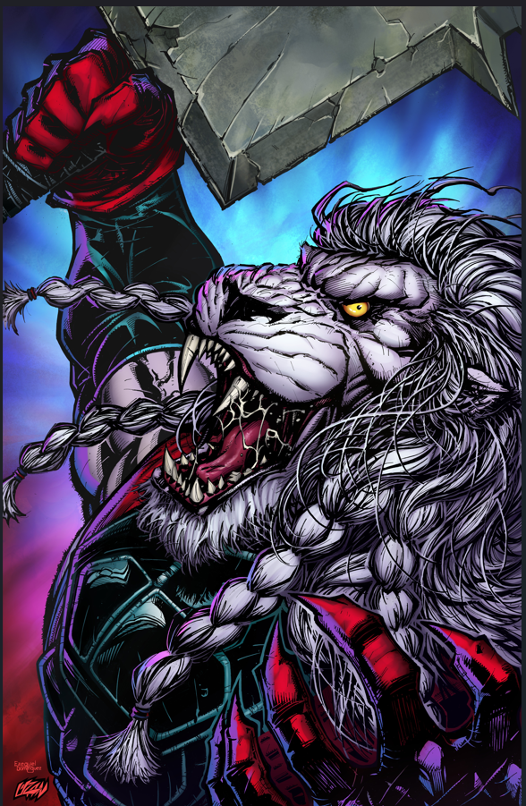 Battle Beast #4 FOIL - ECC Exclusive Franck Uzan Variant – Black