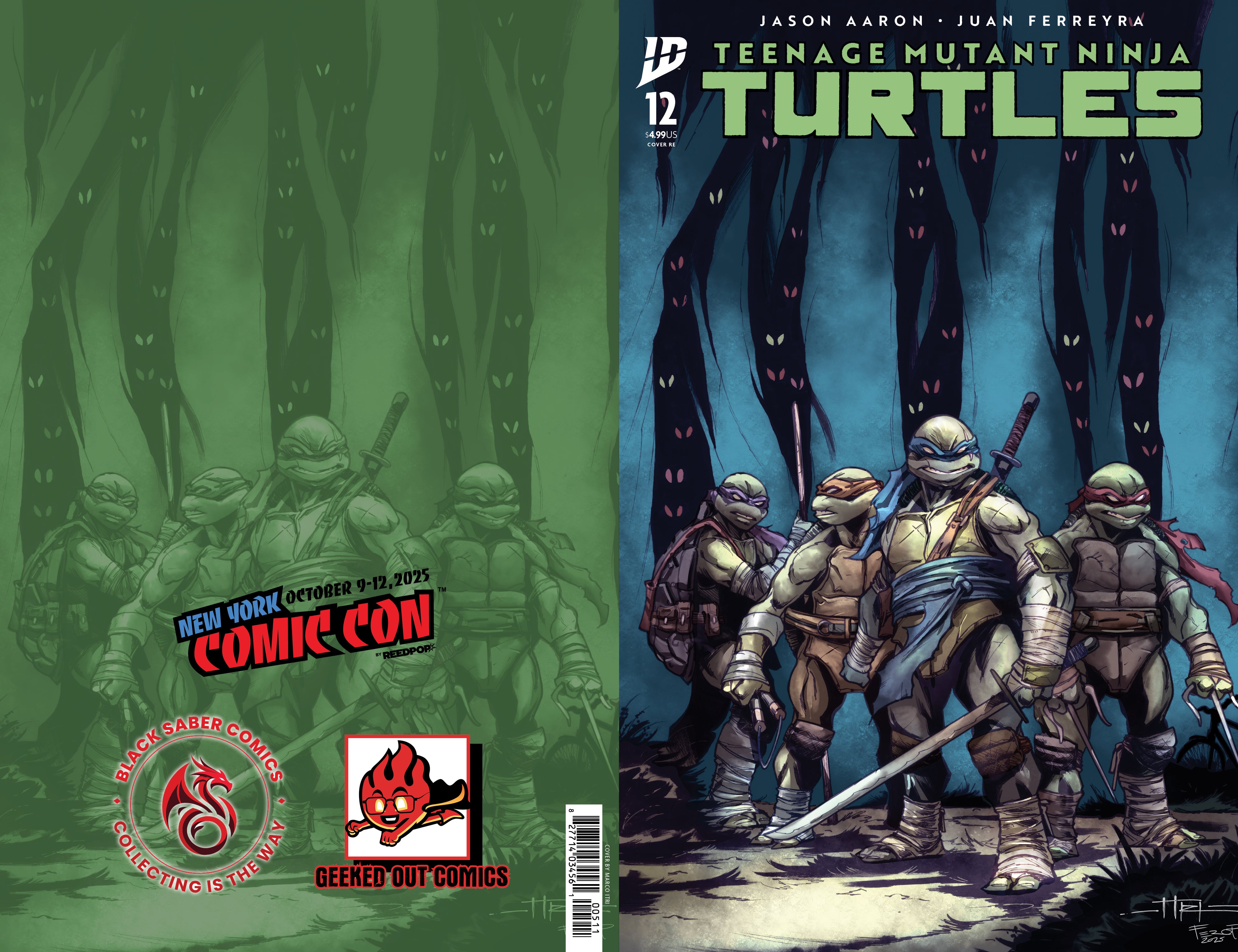 Teenage Mutant Ninja Turtles: #12 NYCC Exclusive - Cover Art by