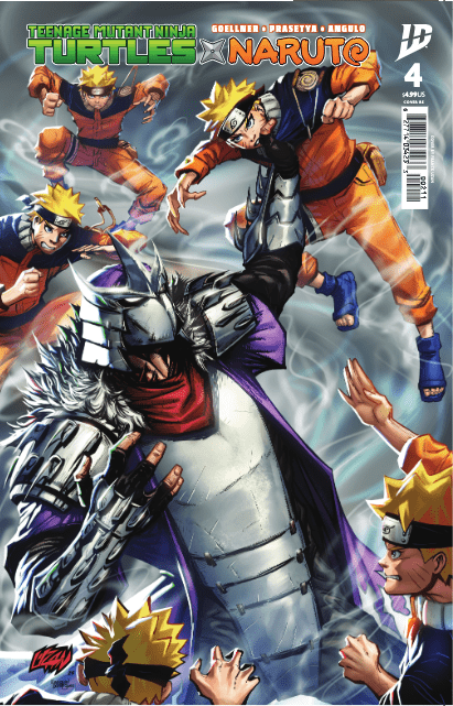 Teenage Mutant Ninja Turtles x Naruto #4 - East Coast Comics