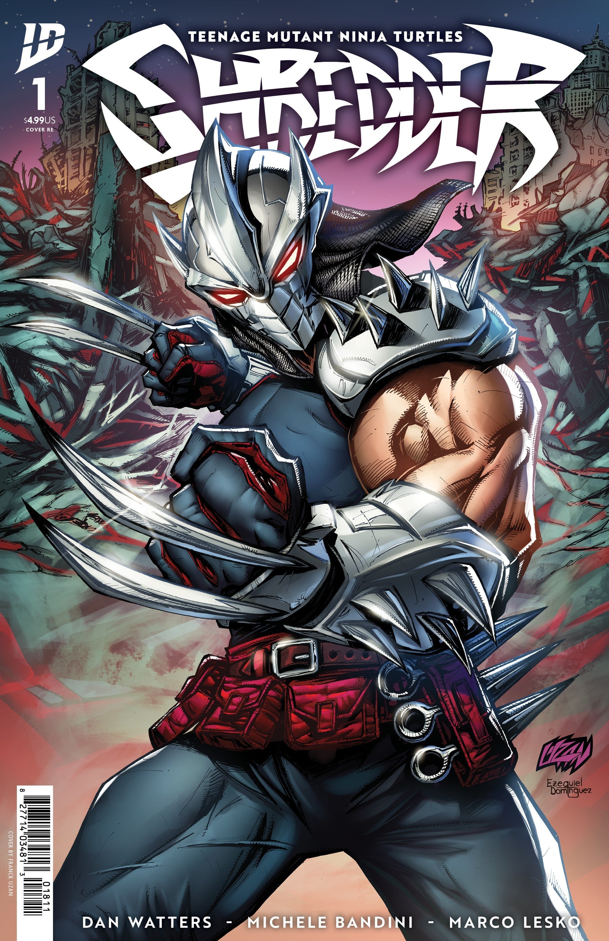 Shredder #1 - ECC Exclusive Franck Uzan Variant – Black Saber Comics