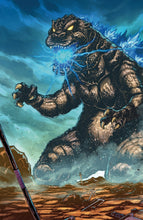Load image into Gallery viewer, Teenage Mutant Ninja Turtles x Godzilla #1 - Franck Uzan Variant - Left Side (11/12/25)
