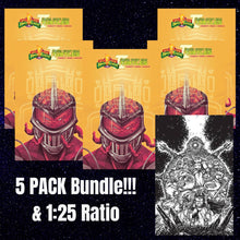 Load image into Gallery viewer, MMPR TMNT II #1 (OF 5) 12/28/2022 Black Saber Comics Exclusive OLIVER BARRETT