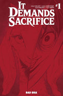 IT DEMANDS SACRIFICE #1 (OF 4) CVR I INC 1:250 TBA BOOK AND VINYL RECORD VAR