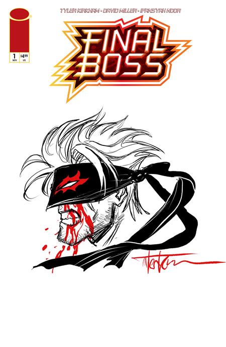 FINAL BOSS #1 CVR H INC 1:500 TYLER KIRKHAM REMARQUE SKETCH VAR (MR
