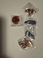 Fantastic Four 2025 Pin Set of 5 Reed, Sue, Johnny, Ben & Galactus - Brand New!