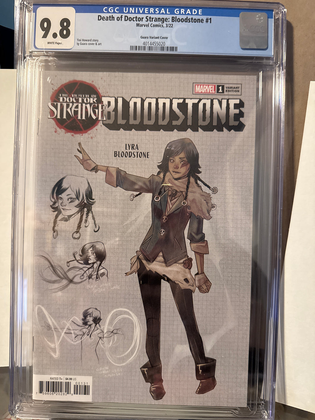 Death of Doctor Strange Bloodstone 1C Leon Design 1:10 CGC 9.8 2022 1st App of Lyra Bloodstone