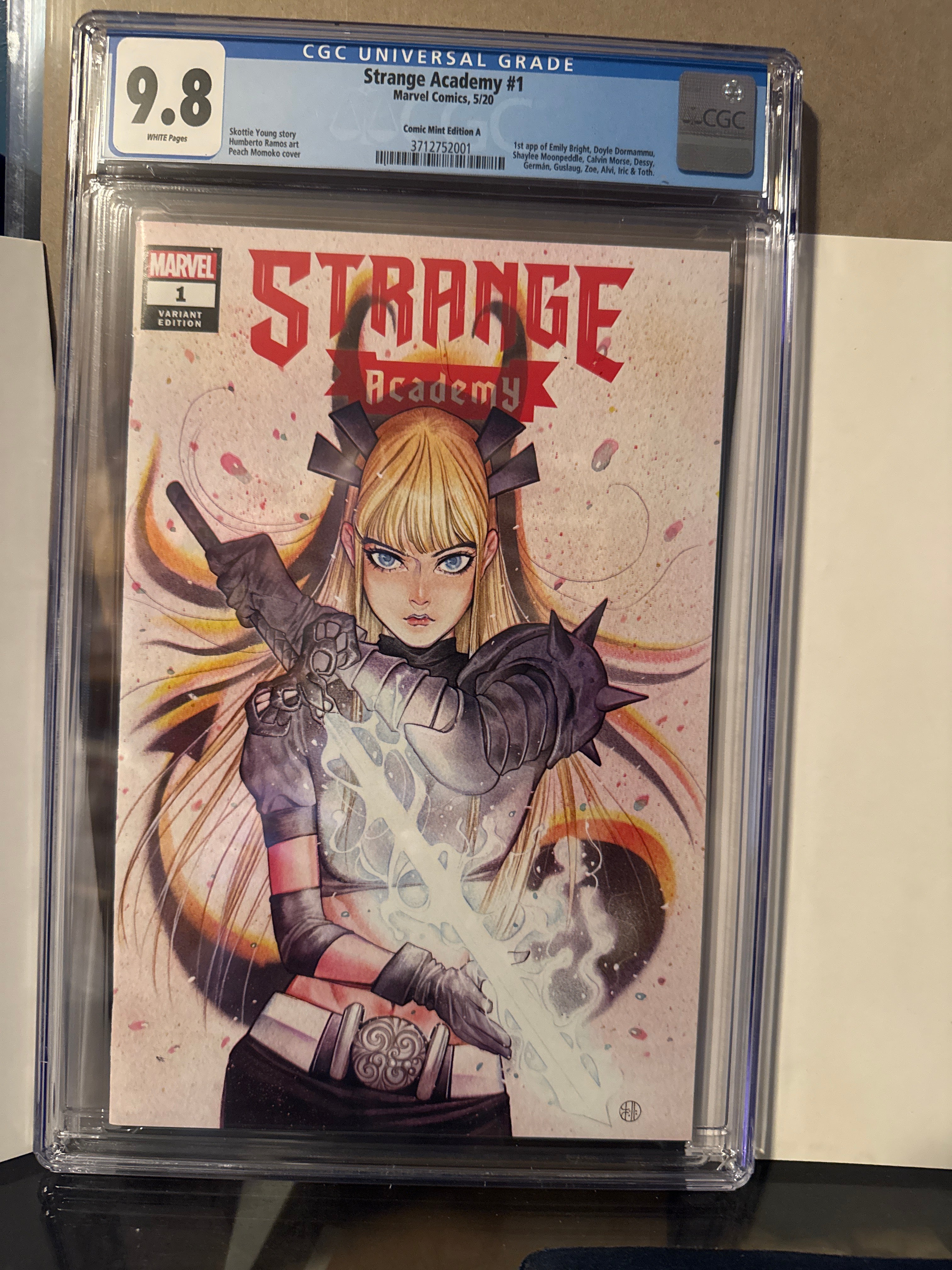 Strange Academy #1 Comic Mint Edition A CBCS 9.8 Peach Momoko 1st