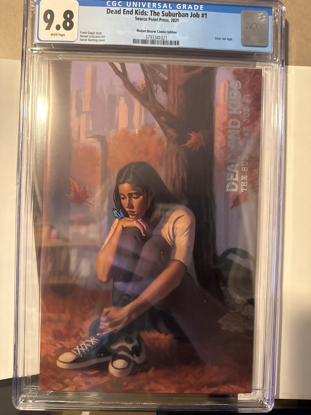 Dead End Kids #1 CGC 9.8 Mutant Beaver Silver Foil Logo Aaron Bartling Cover