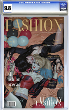Load image into Gallery viewer, Harley Quinn X Elvira #1 - ECC Exclusive PXVX Fashion Magazine Variant (10/01/25)

