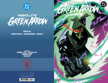 Load image into Gallery viewer, SDCC EXCLUSIVE ABSOLUTE GREEN ARROW #3 Mario Foccillo TRADE AND FOIL VIRGIN SET - LTD TO 1000 Sets
