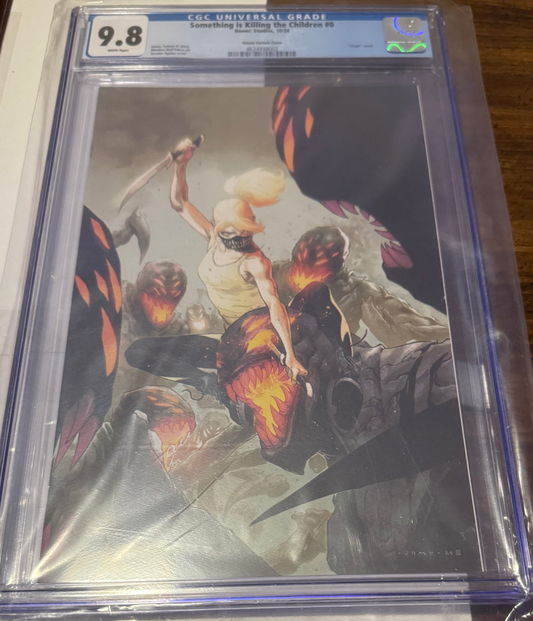 SOMETHING IS KILLING THE CHILDREN #0 Cover K 1:500 Secret OPEÑA Virgin! CGC 9.8