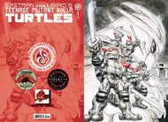 A Teenage Mutant Ninja Turtles #1 Facsimile - VIRGIN SIGNED by Freddie Williams LTD 600 (original 1984 TMNT SIZED  BOOK)