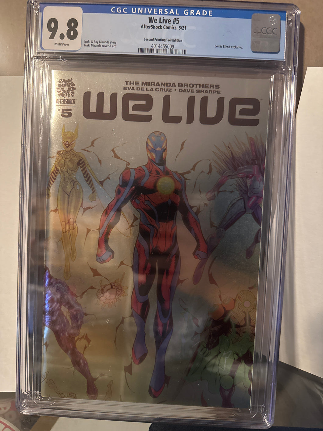 We Live #5 | 2nd Print Foil | CGC 9.8 | 1st App & Cover Palladions | Ltd to 300!