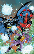 MARVEL/DC: DEADPOOL/BATMAN #1 MARK BAGLEY RATIO VIRGIN 2ND PRINTING VARIANT[ 1:25]