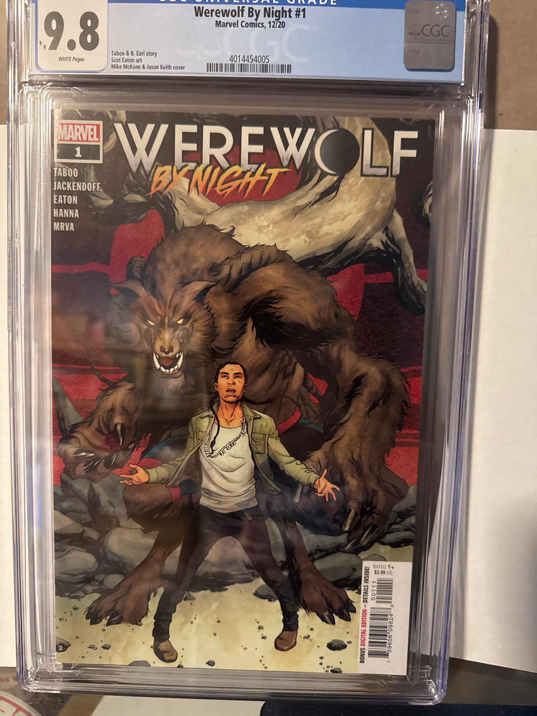 Werewolf by Night #1 CGC 9.8  1st App Jake Gomez (Marvel, 2020)