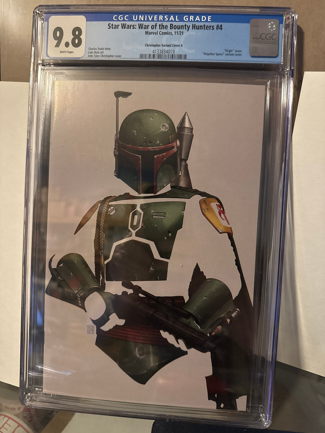 Star Wars War Of The Bounty Hunters 4 JTC Variant 1st Print CGC 9.8 COVER A