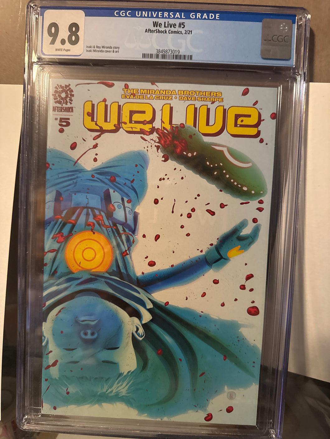 We Live #5 CGC 9.8 1st Print Miranda Brothers Aftershock Comics 2021
