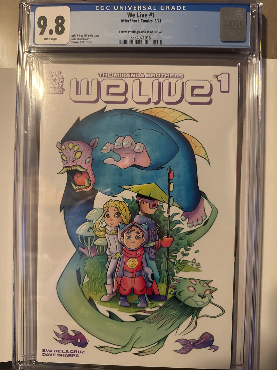 We Live #1 CGC 9.8 Chrissie Zullo Virgin 4th print Comic Mint Edition
