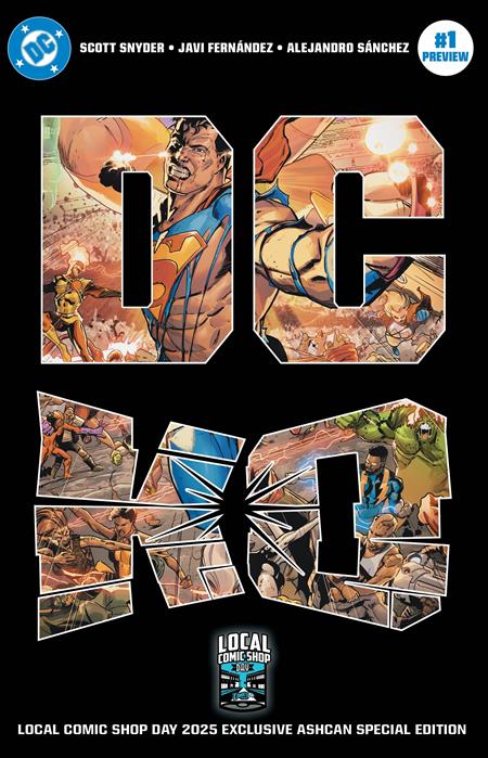 DC K.O. ASHCAN #1 2025 LCSD EXCLUSIVE CVR A JAVI FERNANDEZ (5 BOOK BUNDLE)