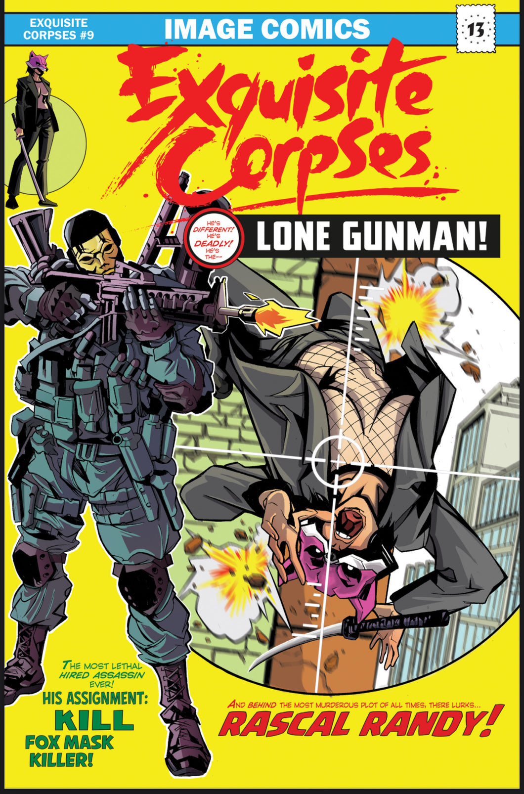 EXQUISITE CORPSES #9 Aurelio Mazzara Exclusive Black Saber Comics ltd