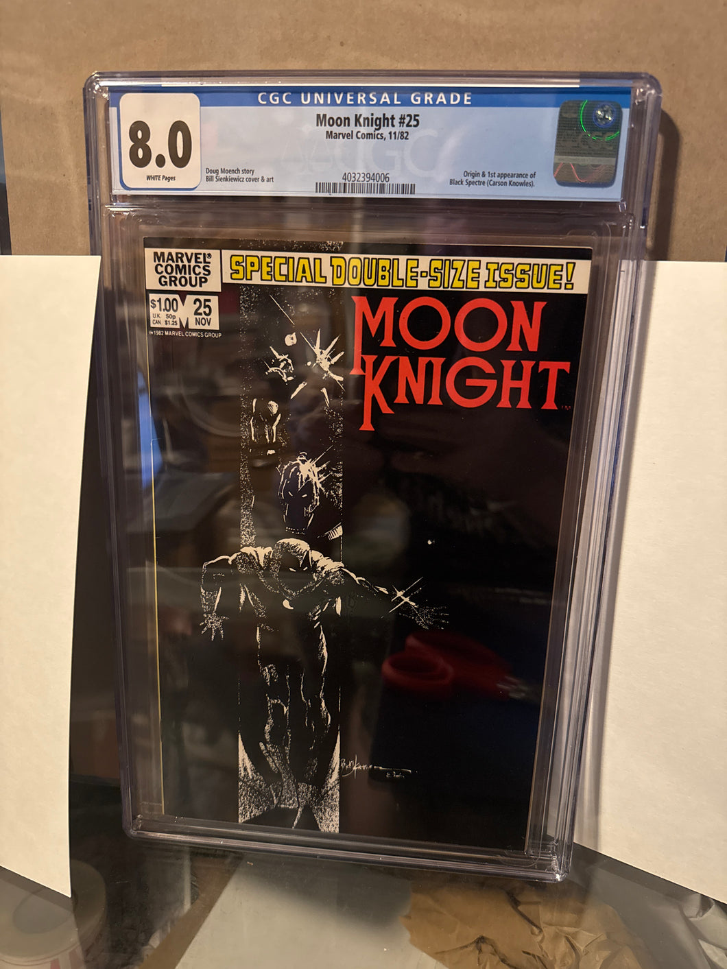 Moon Knight #25 (1982) Marvel - CGC Universal Group 8.0 Very Fine White Pages