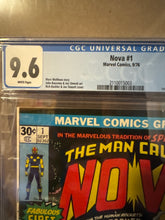 Load image into Gallery viewer, The Man Called NOVA #1 - CGC 9.6 - White Pages - Nova&#39;s Origin
