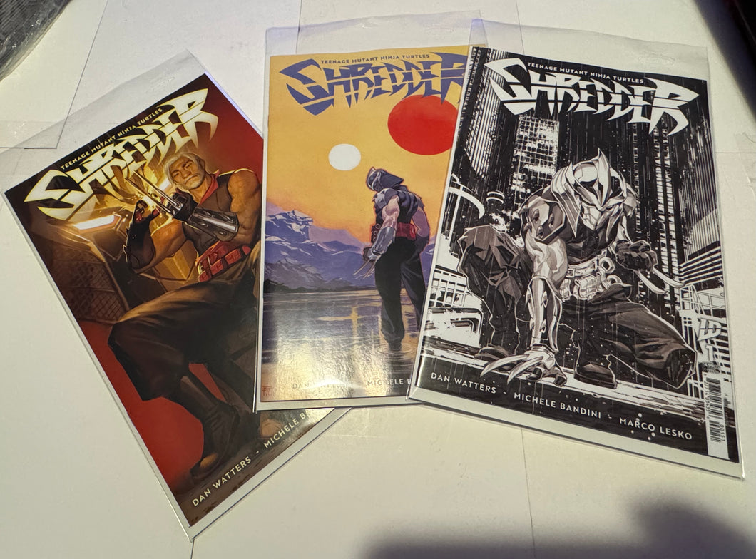 Teenage Mutant Ninja Turtles: Shredder #1 (1:100 SEJIC + 1:50 Ruan + 1:25 NGU ) 3 Book BUNDLE