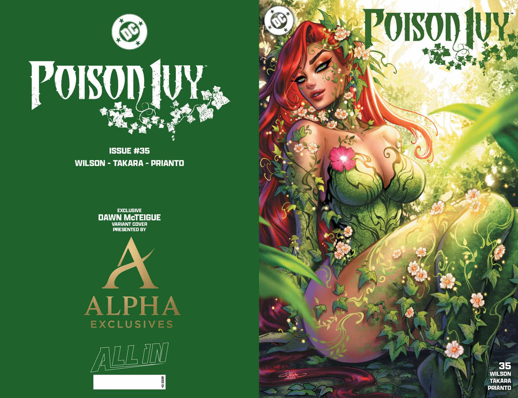 POISON IVY #35 Black Saber Comics Dawn McTeigue Toronto FanExpo 2025 Exclusive