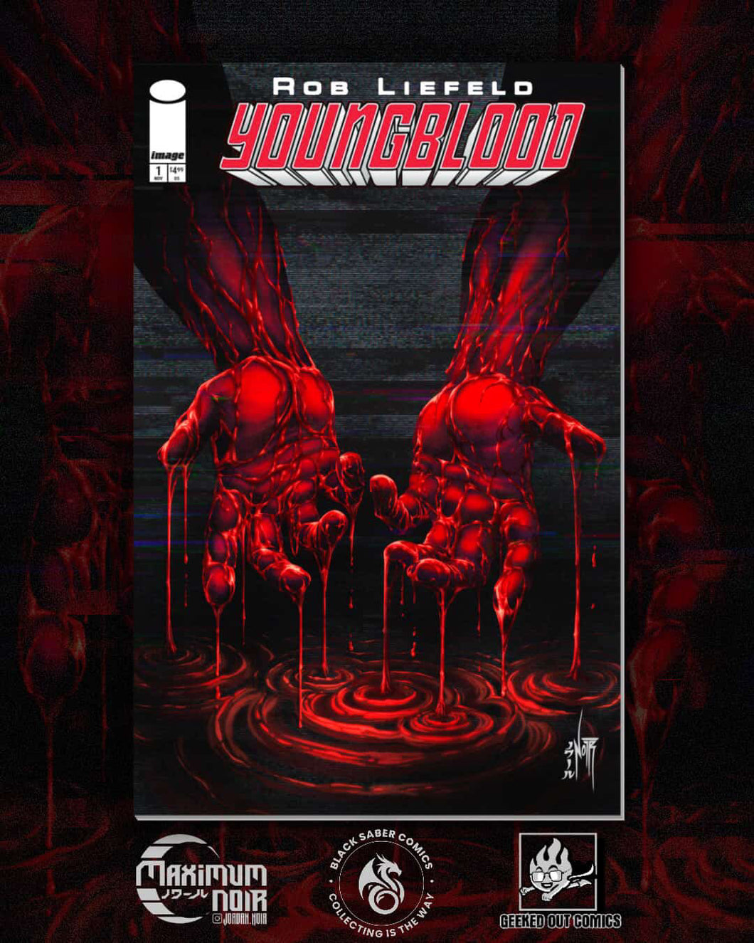 YOUNGBLOOD #1 (2025) JORDAN NOIR BLACK SABER EXCLUSIVE