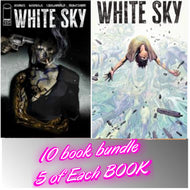 WHITE SKY #3 CVR A JP MAVINGA (MR) & CVR B ELIZA IVANOVA VAR (MR) (5 of each cover) (10 Book bundle)