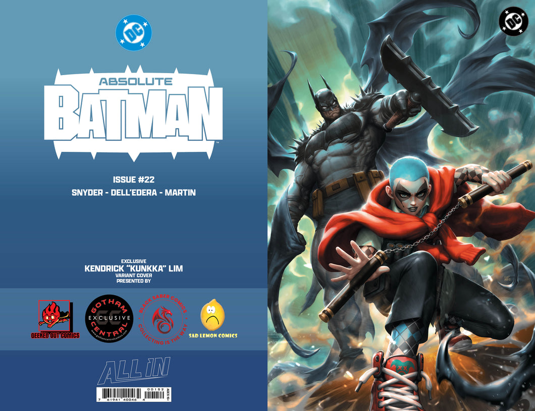 ABSOLUTE BATMAN #22 Kendrick Lim VIRGIN (Ltd 800) – Black Saber Comics