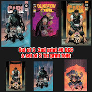 DUNGEON CRAWLER CARL SPECIAL EDITION #0 2ND PTG CVR SET OF 3 BOOKS + 3 FULL ART 1st print FOILS (10/7/26)