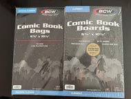 100 CURRENT MODERN COMIC BAGS & BOARDS